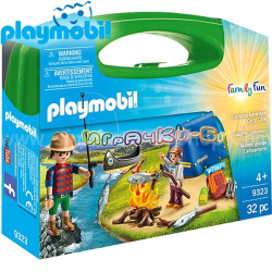 Playmobil Family Fun Приключенски къмпинг в преносимо куфарче 9323